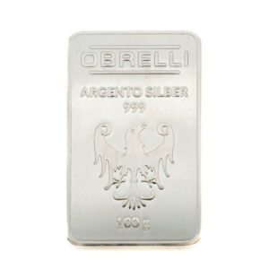 Lingotto Argento puro 999.0 ‰ 100 grammi Österrgold