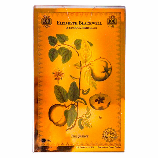 Oronote oro puro 999.9 ‰ Stampa Botanica in oro dedicata a Elizabeth Blackwell - immagine 6