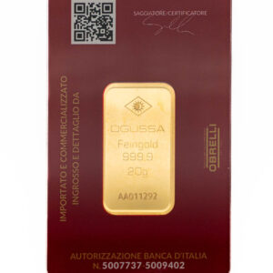 Lingotto Oro puro 999.9 ‰ 20 grammi Österrgold