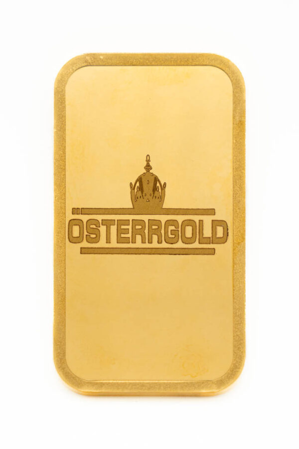 Lingotto Oro puro 999.9 ‰ 1 grammo Österrgold