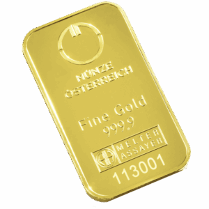 Lingotto Oro puro 999.9 ‰ 1 oncia - Münze Österreich Minted Bar