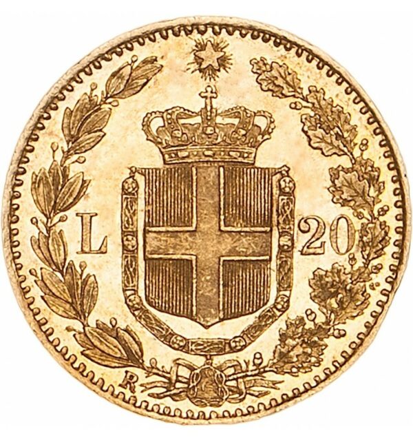 Marengo italiano 20 Lire (CIRCOLATE) - immagine 2